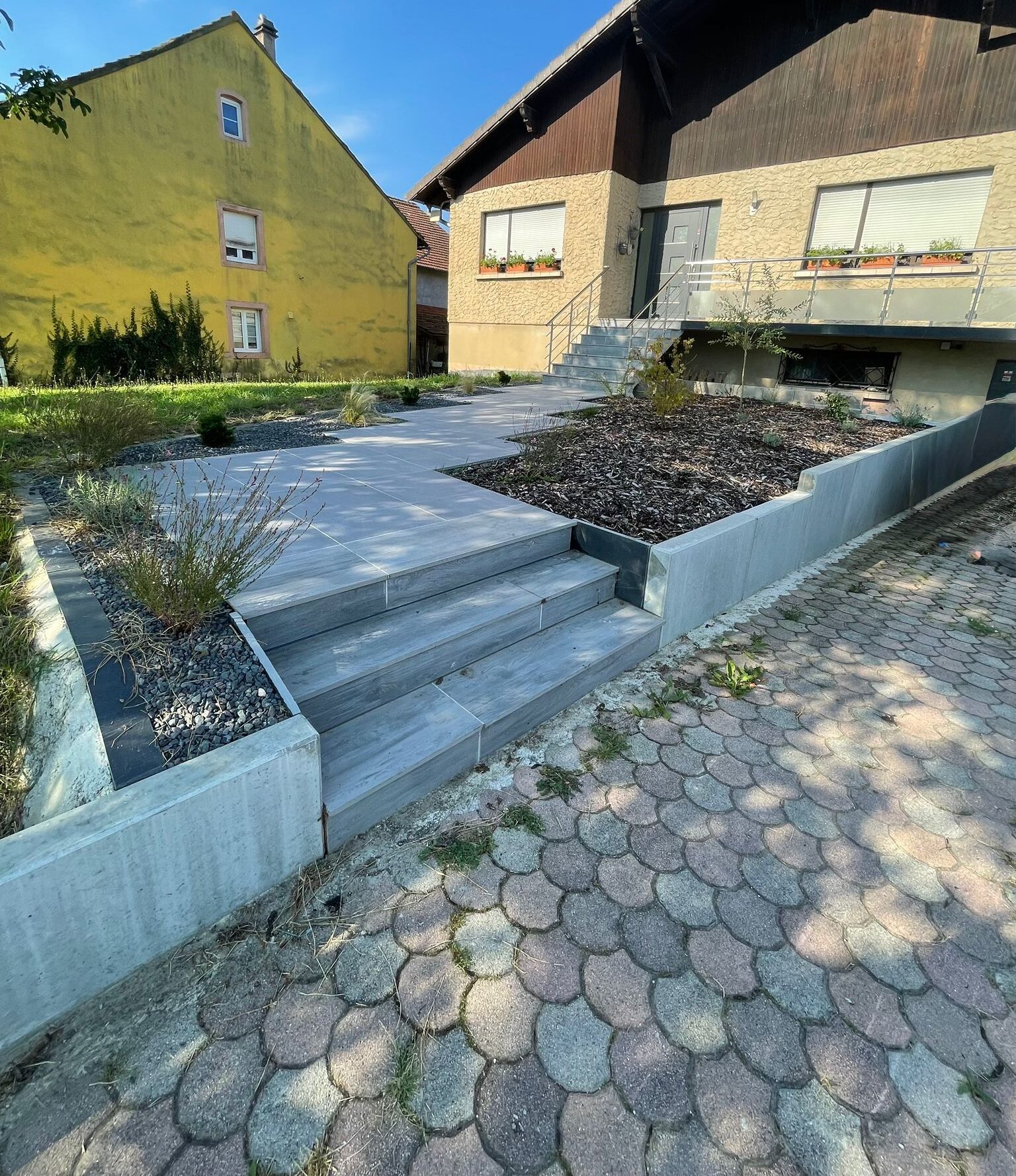 Petits murs de soutènement